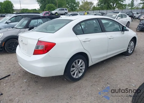 2012 Honda Civic Ex z USA, uszkodzony, nr VIN 19XFB2F8XCE031037
